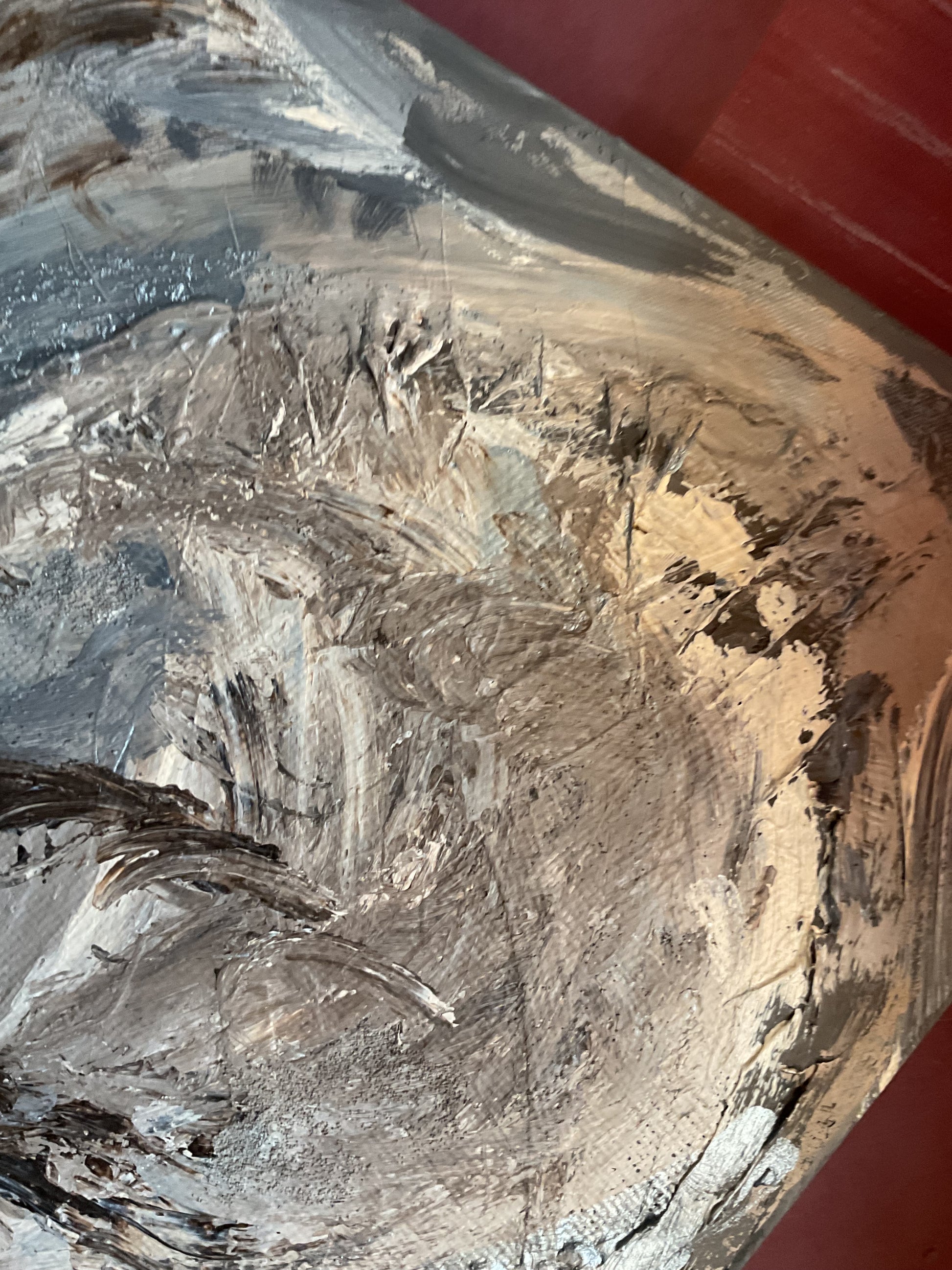 Abstraktes Acrylgemälde "Struktur in Bewegung" – handgemalt, Unikat, signiert | AcrylSeele