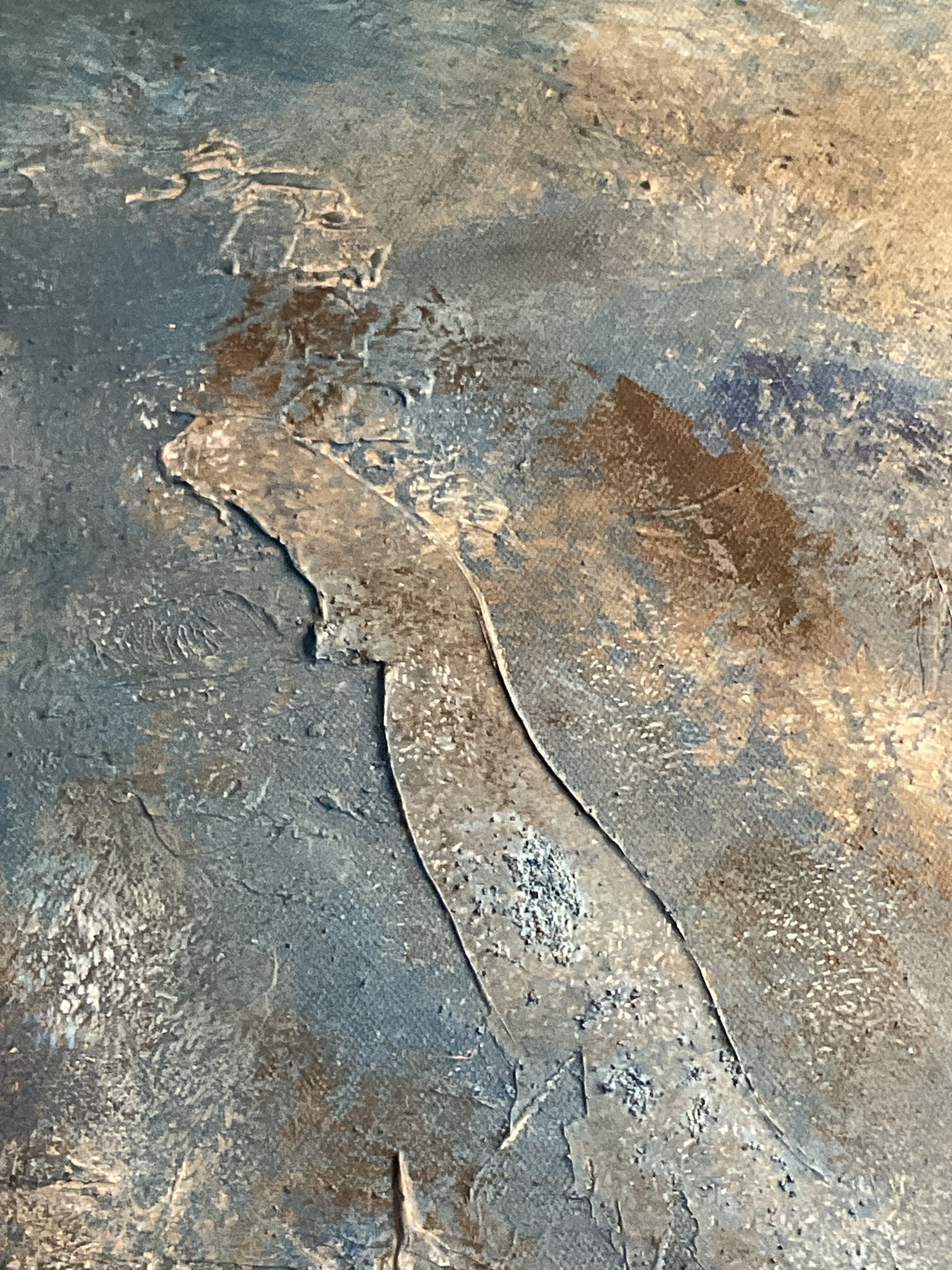 Abstraktes Acrylgemälde "Tiefe" – handgemalt, Unikat, signiert | AcrylSeele