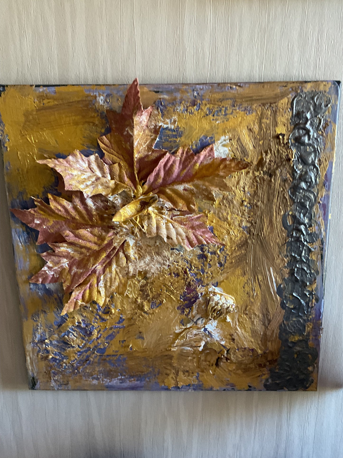 Herbstluft – 2er Set Acrylgemälde 40×40 cm