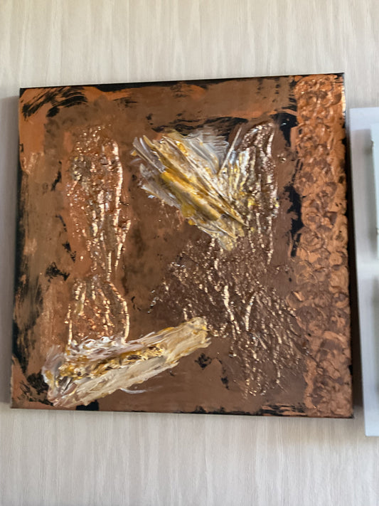 Herbstluft – 2er Set Acrylgemälde 40×40 cm