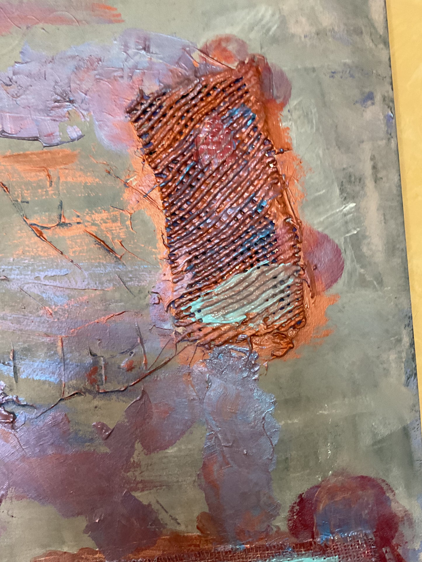 Verbundenheit – Abstraktes Acrylgemälde, 100 × 68 cm, Unikat, signiert