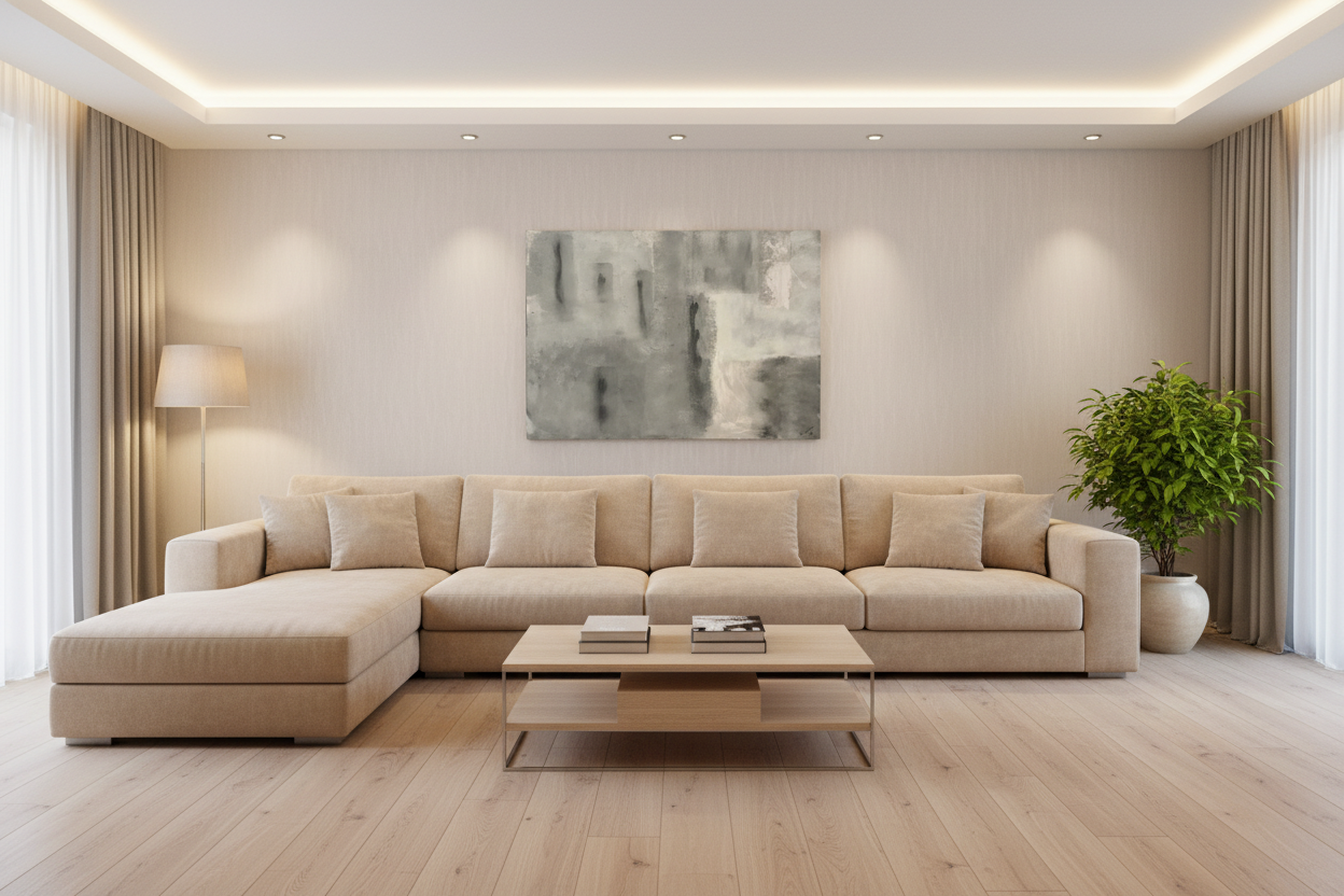 Silberne Stille – Wohnzimmer