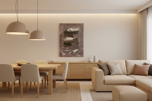 Zwischen Erde und Licht – Wohnzimmer/Esszimmer